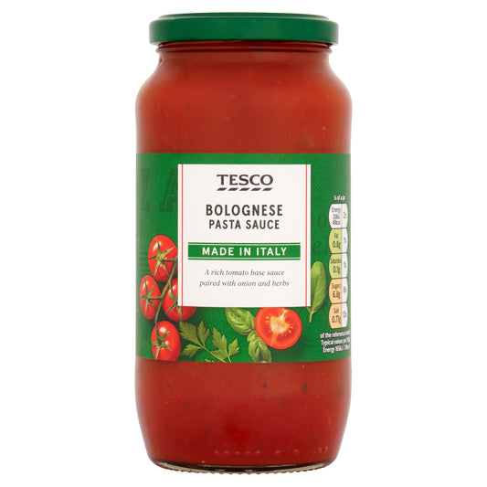 Tesco Bolognese Pasta Sauce 500g