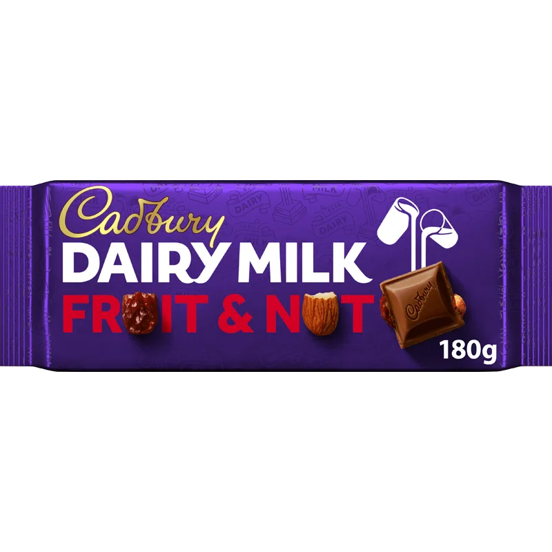 Cadbury Dairy Milk Fruit and Nut 180 g