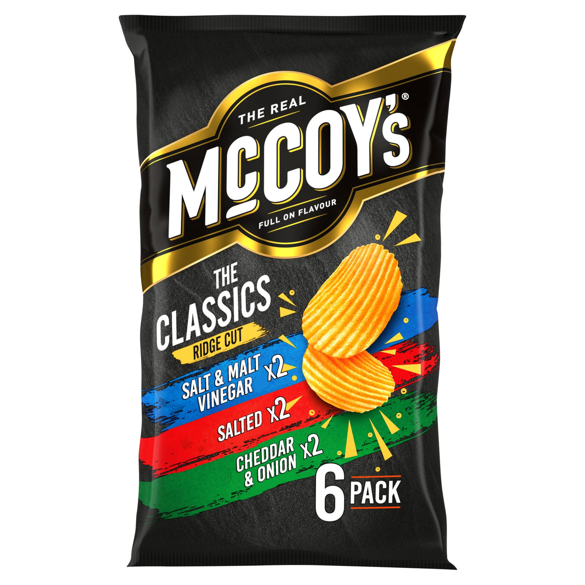 McCoy's classic variety crisps 6 pack