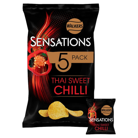 Walkers Sensations Thai Sweet Chilli 5 x 25 g
