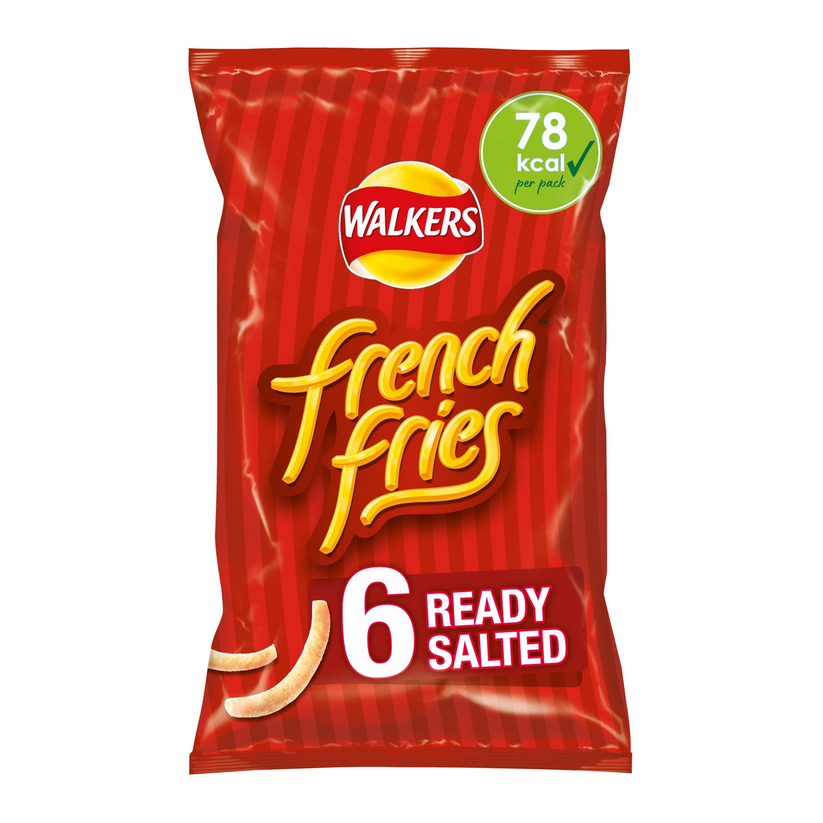 Walkers French Fries Ready Salted Multipack 6 x 18g (108g)