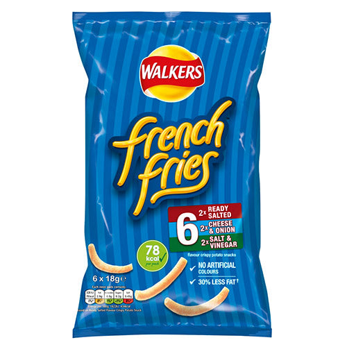 Walkers French Fries Variety Multipack 6 x 18g (108g)