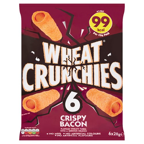 KP Wheat Crunchies Crispy Bacon Multipack 6 x 20g (120g)