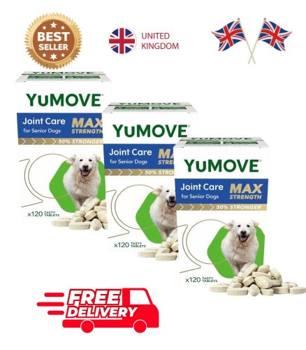 YuMOVE Joint Care MAX Strength for Senior Dogs 120 Tablets